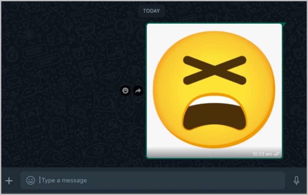 Imagen de cocina emoji en whatsapp