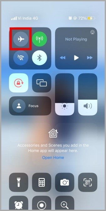 Habilitar o deshabilitar el modo de avión en iPhone