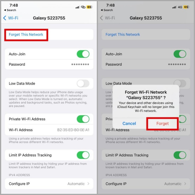 Olvídate de la red Wi-Fi en iPhone