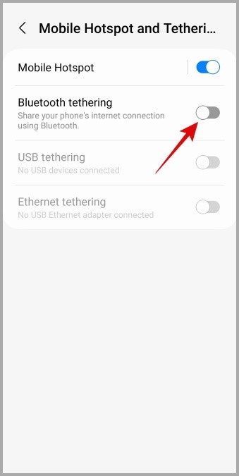 Bluetooth Tethering en Android