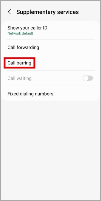 Llame a salvo en el teléfono Android