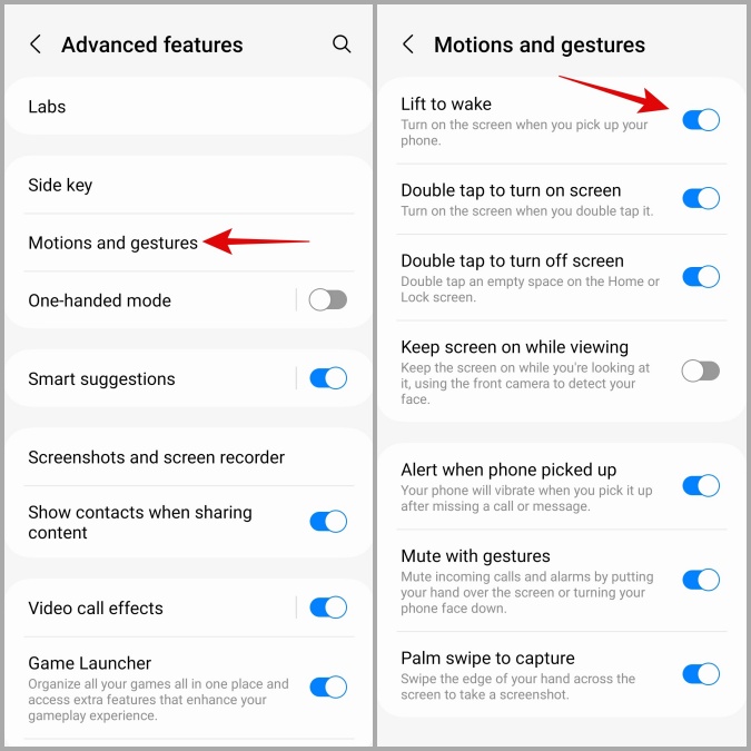 Deshabilitar el ascensor para despertar en Android