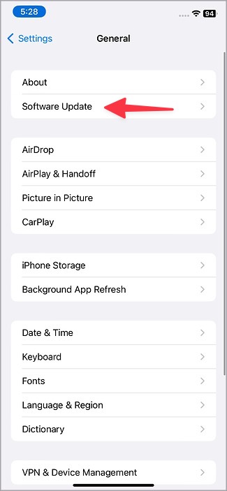 Actualizar iPhone