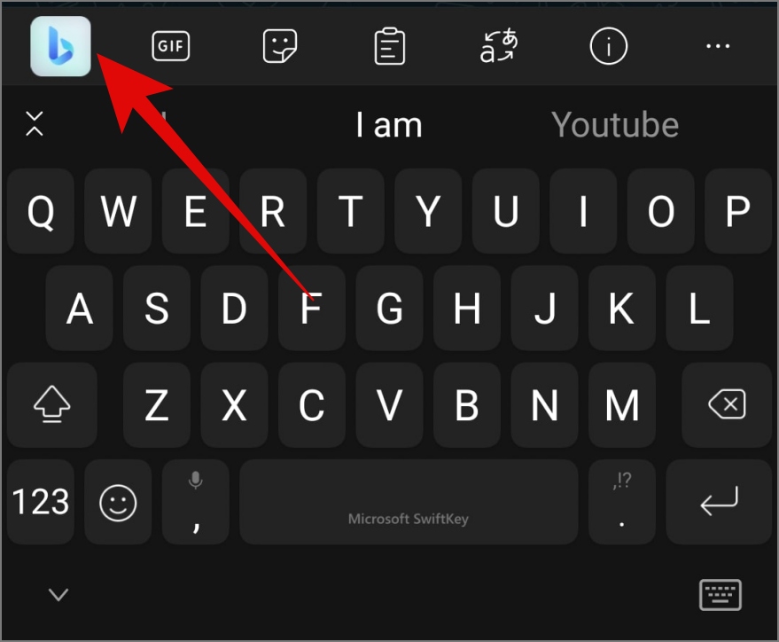 Bing Ai Chat en el teclado Android