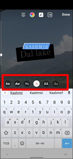 Los carretes de Instagram cambian el estilo de texto