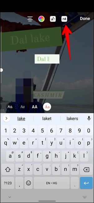 Texto animado de los carretes de Instagram