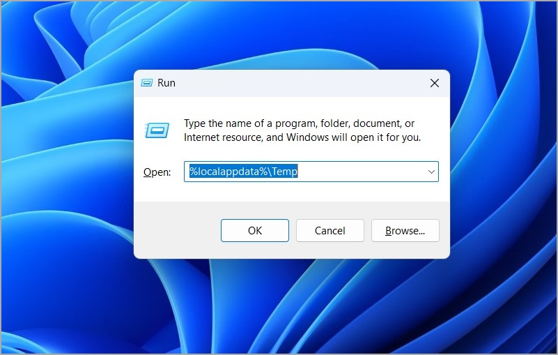 Ejecutar el diálogo en Windows