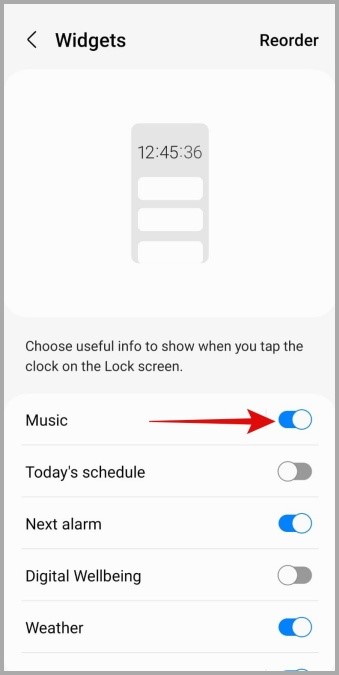 Habilitar el widget de música de la pantalla de bloqueo en Android
