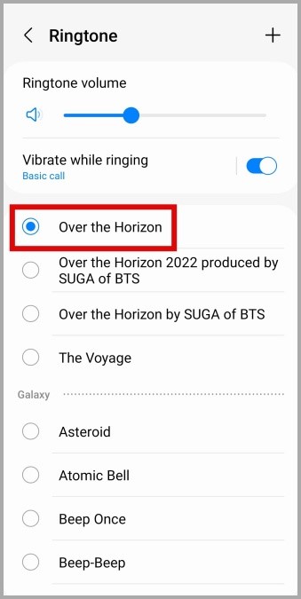 Cambiar el tono de llamada predeterminado en el teléfono Samsung