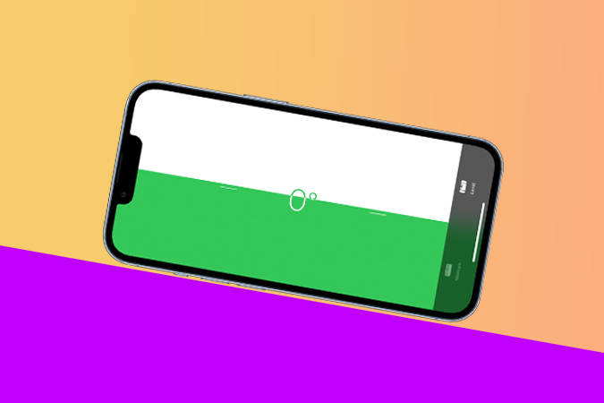 Haga coincidir la pendiente de un objeto usando la aplicación Medido en el Paso 2 del iPhone