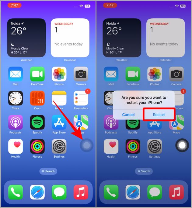 Reiniciar o reiniciar iPhone fácilmente