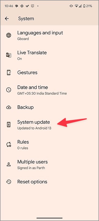 Actualizar el sistema operativo Android