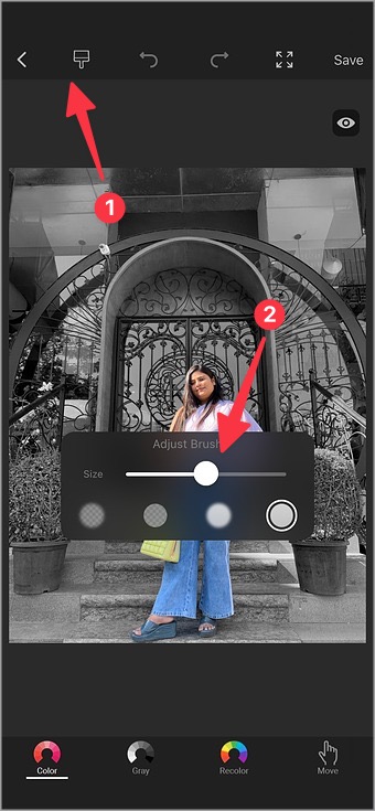 Revertir los cambios de edición en iPhone