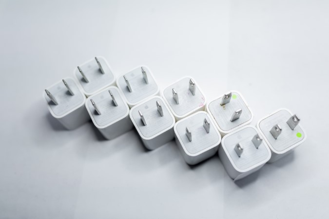 Adaptador de potencia de iPhone
