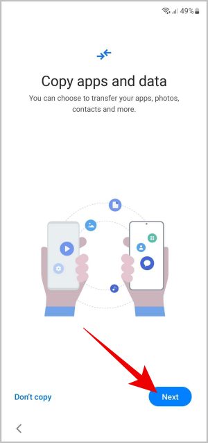 Copiar aplicaciones y datos en Android