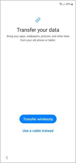 Transferir los datos de un Samsung a otro