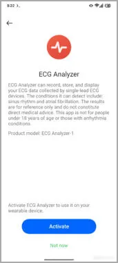 Característica ECG filtrada en OnePlus Watch 3
