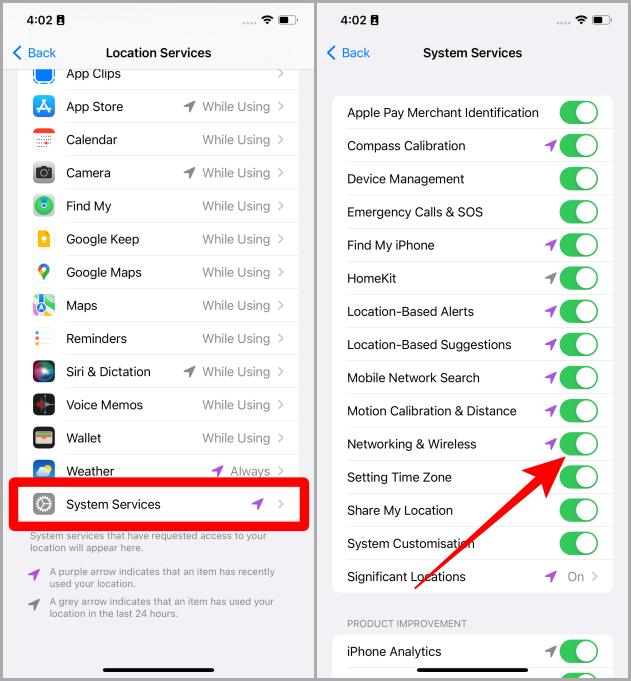Configuración de servicios de ubicación iOS