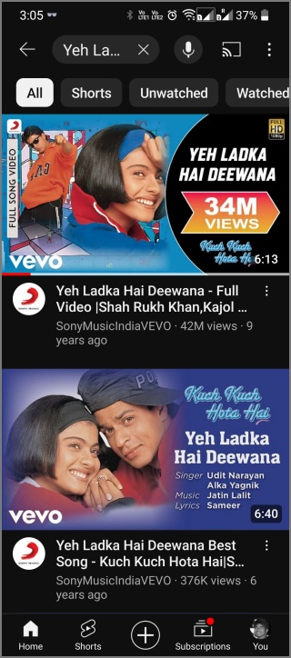 Encuentra la canción en YouTube por silbidos