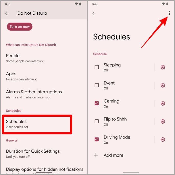 Eliminar no molestar horarios Pixel Android