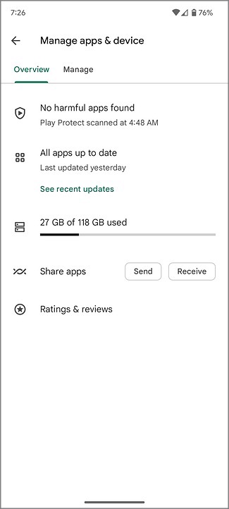 Actualizar aplicaciones en Android