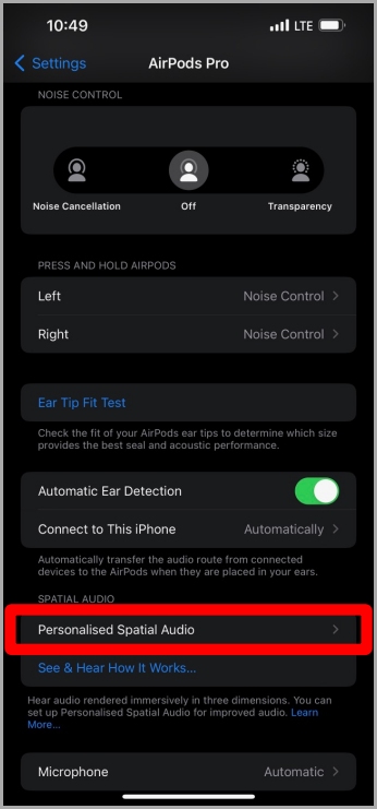 Configuración de AirPods iPhone