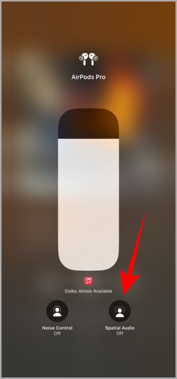 Configuración de audio espacial en el centro de control