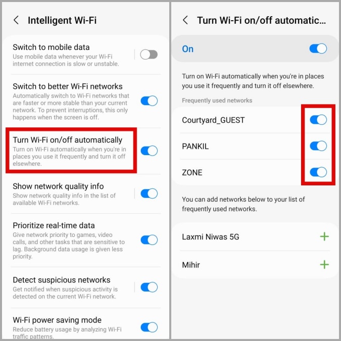 Evitar que Android se conecte a redes Wi-Fi automáticamente