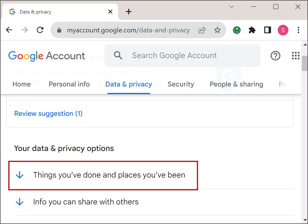 Ver el historial de búsqueda de Google