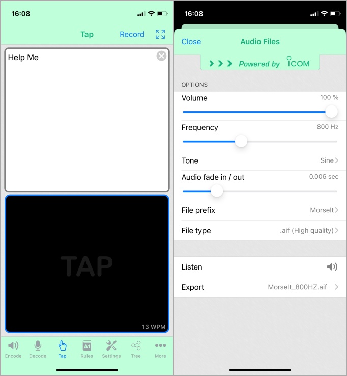 Morse-it Audio Morse Code File Creator