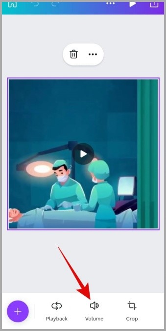 Edición de video en Canva para Android