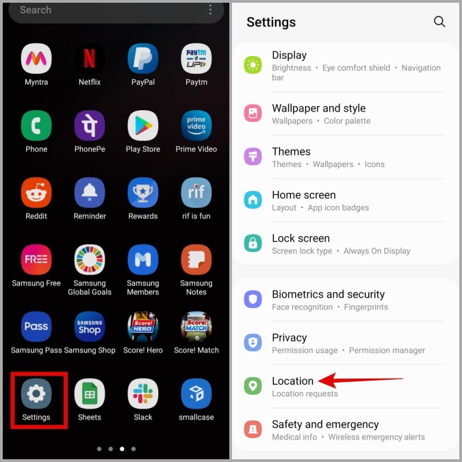 Configuración de ubicación en Android