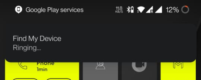 Encuentra la notificación de mi dispositivo en Android