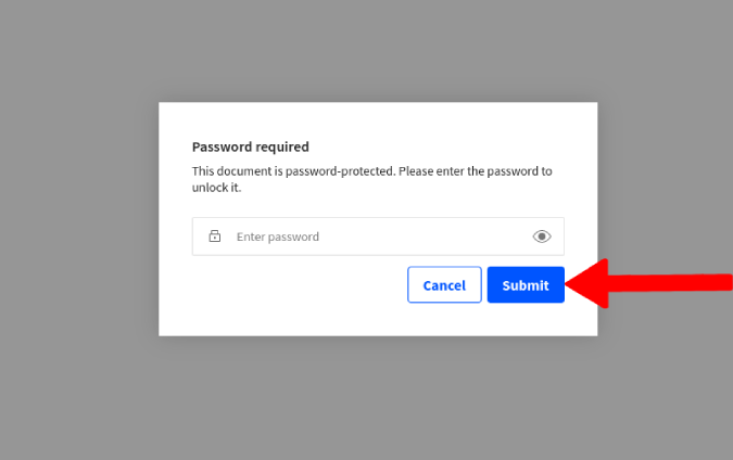 Apertura de PDF con Paswword en PDF pequeño