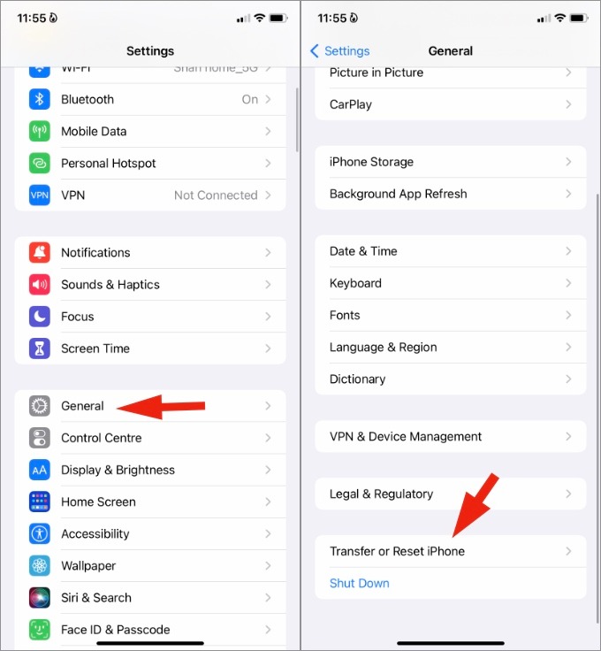 Restablecer Configuración del calendario iPhone iOS