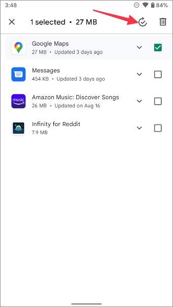 Actualizar aplicaciones en Android