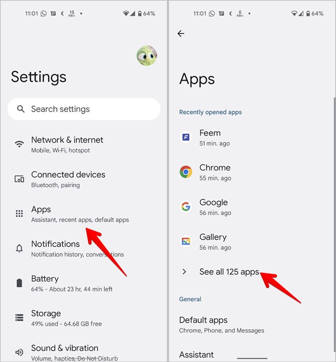 Aplicaciones de configuración de Android
