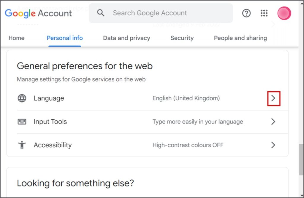 Cambiar el lenguaje de la cuenta de Google