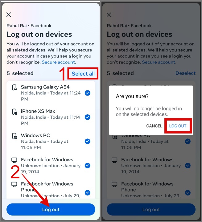 Sapa de Facebook en todos los dispositivos de Mobile