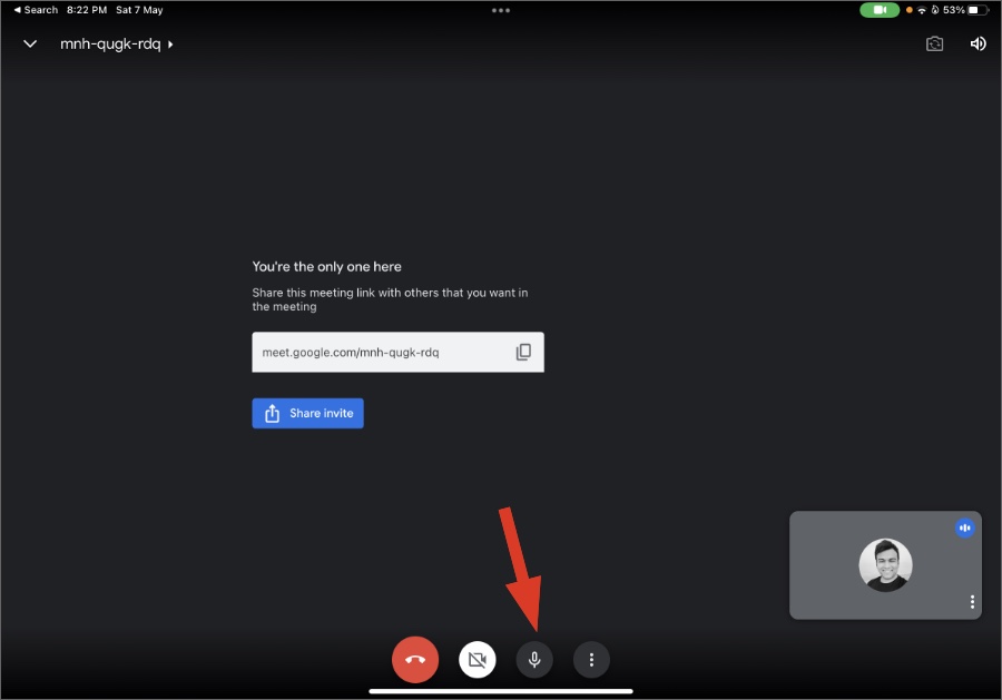 Habilitar micrófono en aplicaciones de videollamadas en iPad