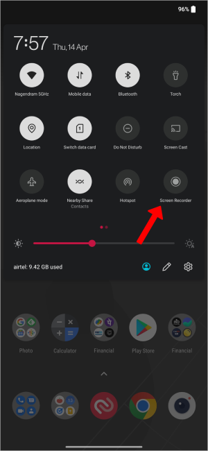 Uso de la grabadora de pantalla en Android