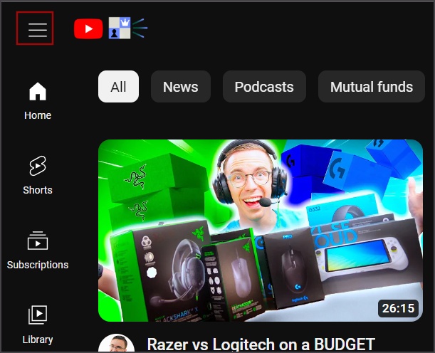 Ver el video recortado en la PC