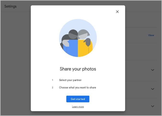 Uso de la función de intercambio de socios en Android