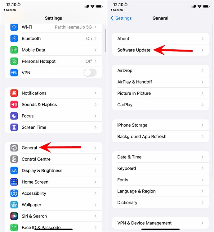 Actualizar iOS