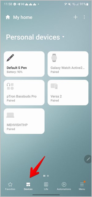 Samsung s Pen Smart cosas inteligentes