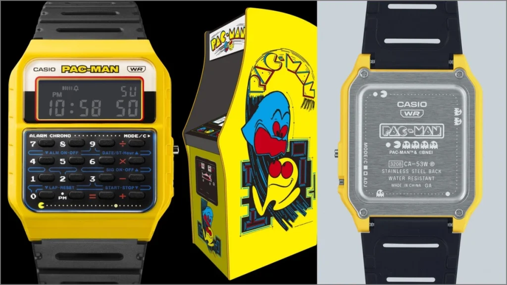 Casio X PAC-MAN CA-53WPC-1B Reloj