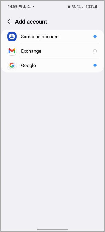 Agregar cuenta de calendario