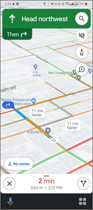 Google Maps comienza a navegar instrucciones con múltiples paradas