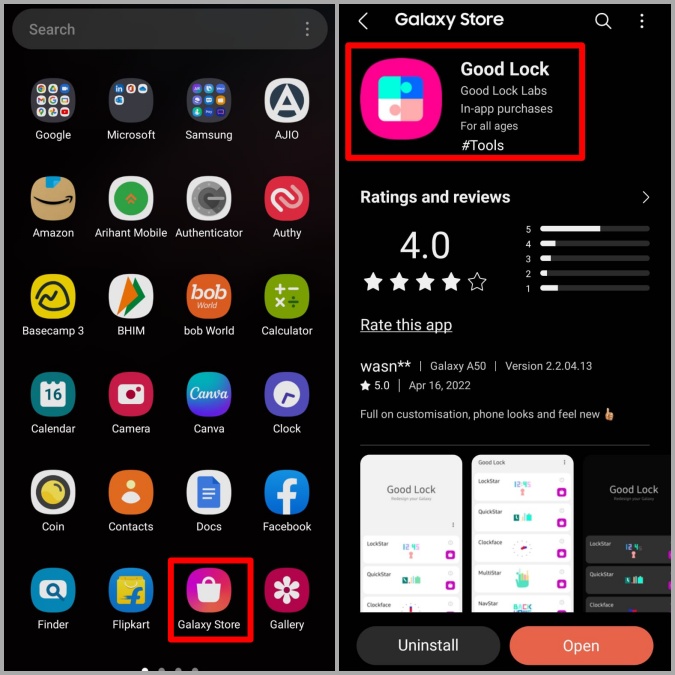 Descargar Good Lock App