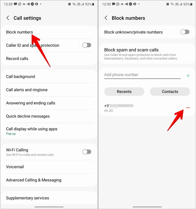 Número de desbloqueo del teléfono Samsung